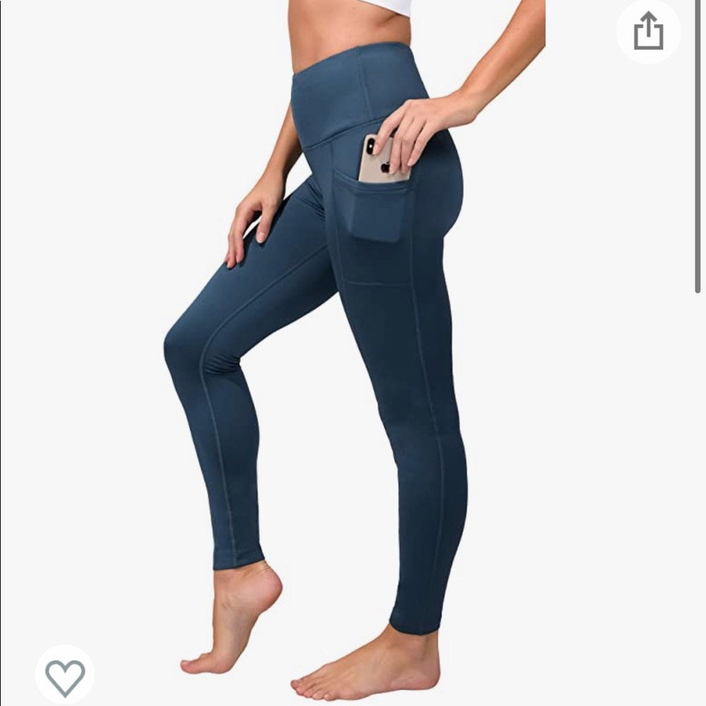 90 degree by Reflex. High waist leggings w fleece lining. Never worn